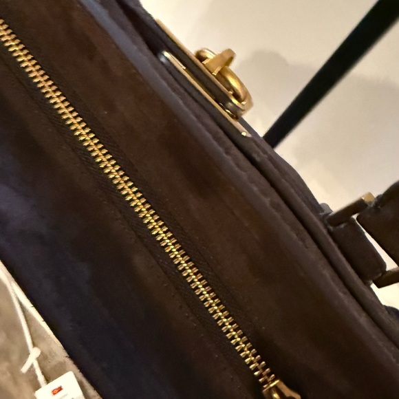 Michael MICHAEL Kors Hamilton Moderne Small Fringed Suede Satchel - Picture 7 of 10